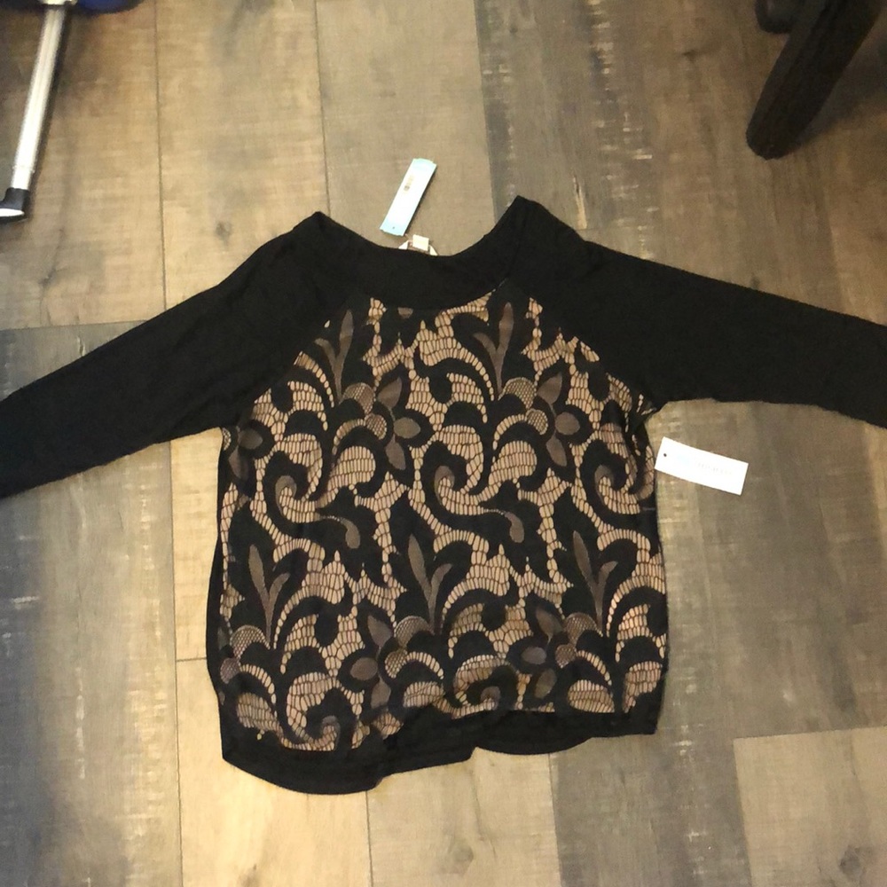 Carisile Mixed Material Top!